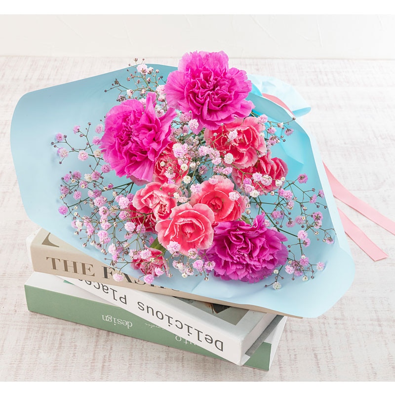 【母の日】［日比谷花壇］花束「フラワーソーダ」【送料込み】＜お届け日：5/6（水）～10（日）＞