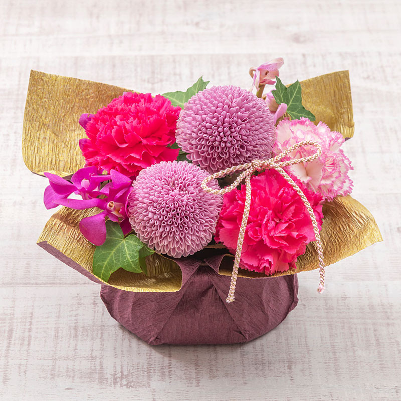 【母の日】［日比谷花壇］アレンジメント「花音」【送料込み】＜お届け日：5/6（水）～10（日）＞