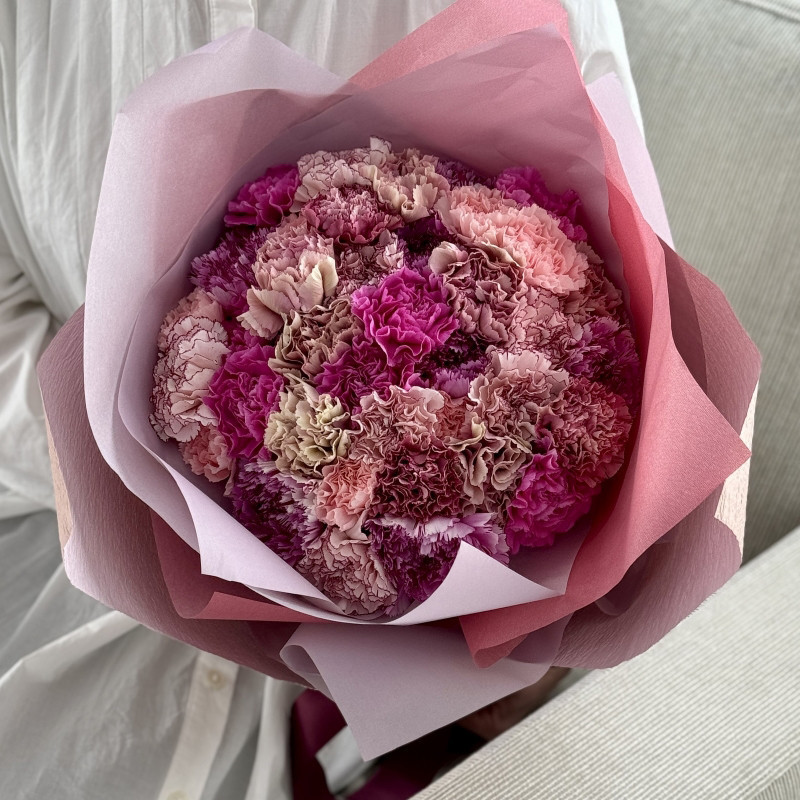 【母の日】［リンクフローリスト］サンキューママブーケ【送料込み】＜お届け日：5/6（水）～10（日）＞