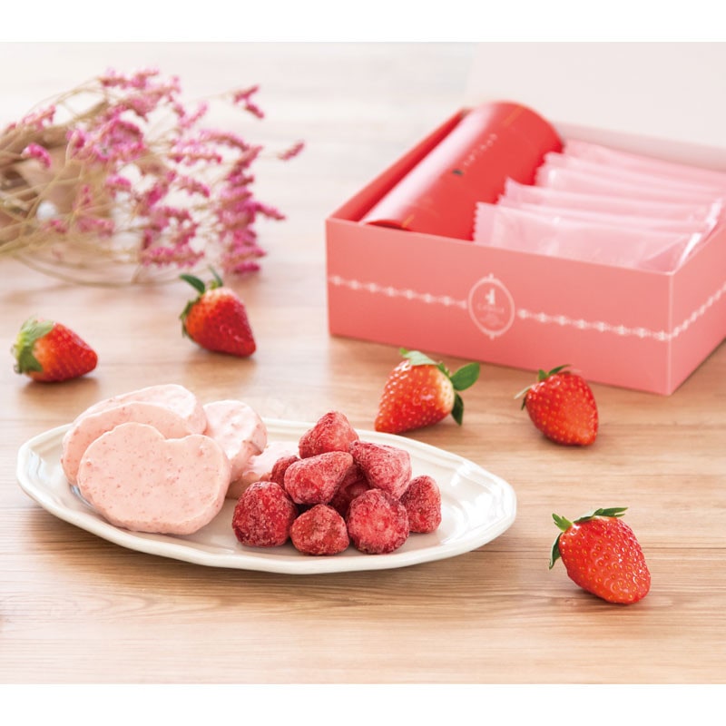 【ホワイトデー】【ブランド手提げ付】［セゾンファクトリー］つぶつぶ苺とチョコいちごのセット