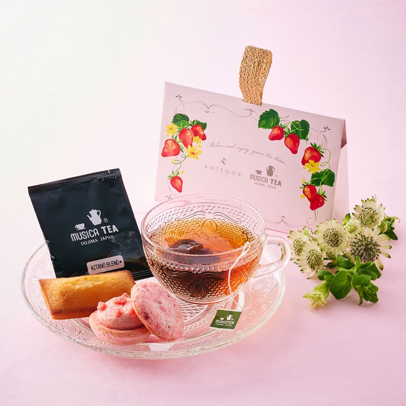 【ホワイトデー】【ブランド手提げ付】［アンテノール］ティータイムセット 春