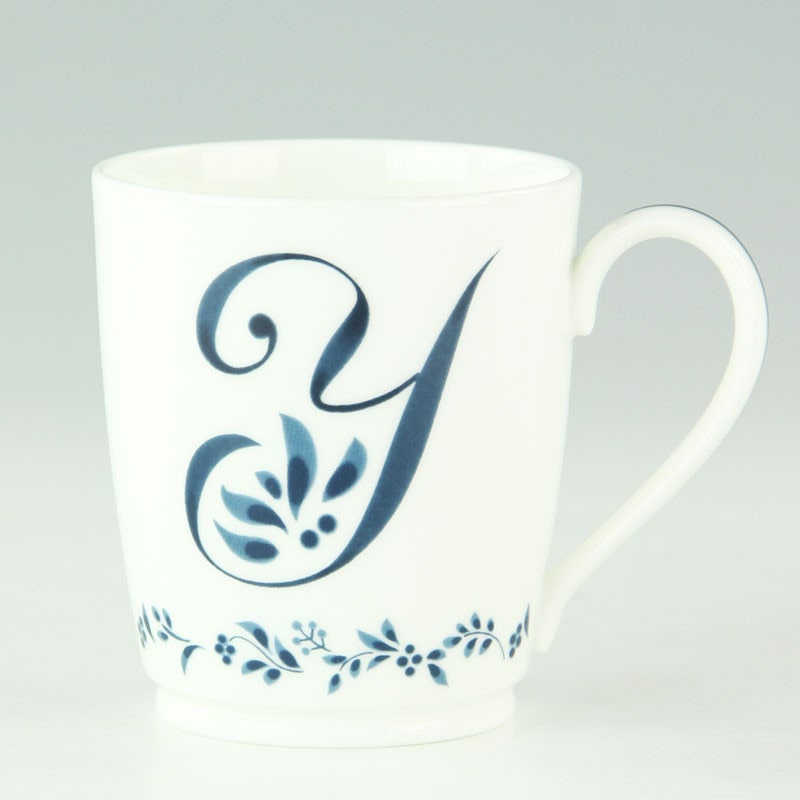 ［ノリタケ］アルファベットマグ Y