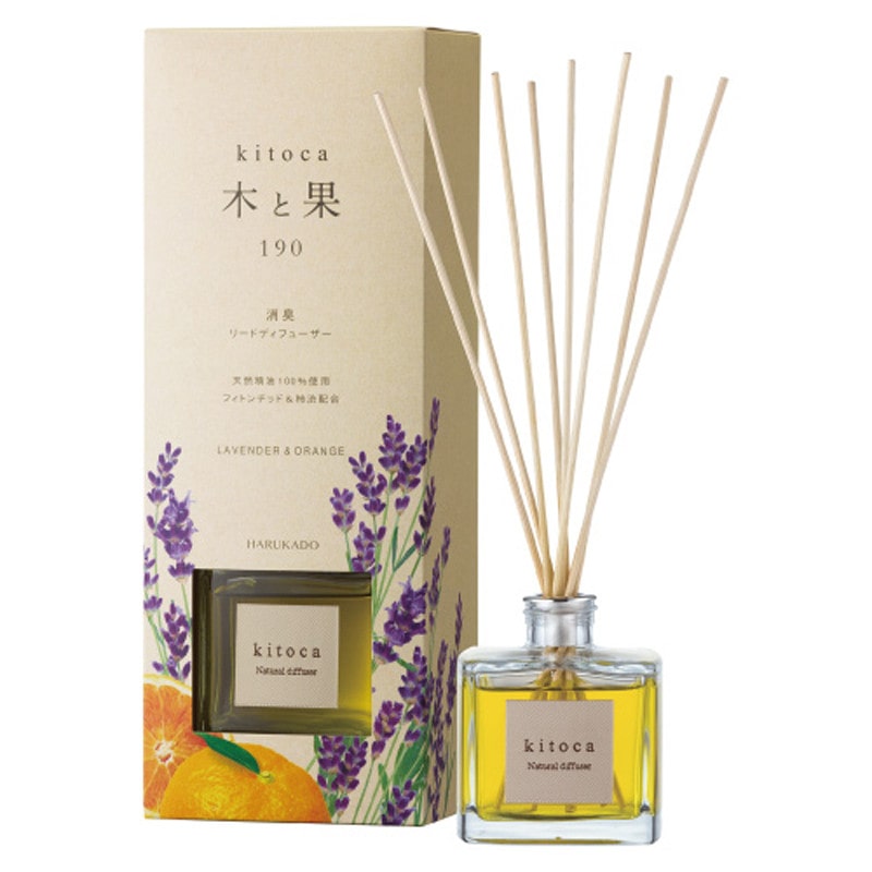 ［カリス成城］木と果　リードディフューザー  ラベンダー＆オレンジ
