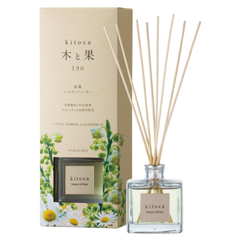 ［カリス成城］木と果　リードディフューザー リツェバクベバ＆カモミール