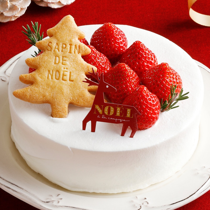 ［ア・ラ・カンパーニュ］ジェノワーズ オ フレーズ15㎝【池袋店舗お渡し】