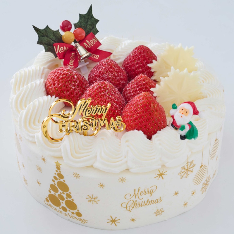 ［ガトー・ド・ボワイヤージュ］Xmas国産苺のショートケーキ5号【池袋店舗お渡し】＜お渡し日時：12/24(水)