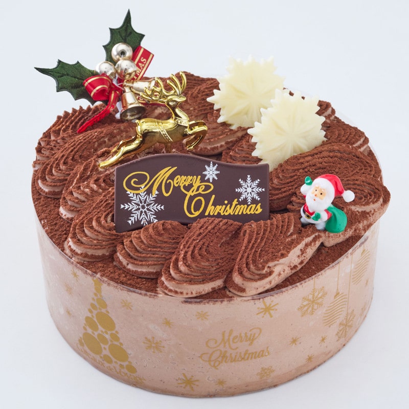 ［ガトー・ド・ボワイヤージュ］Xmasチョコレートケーキ5号【池袋店舗お渡し】