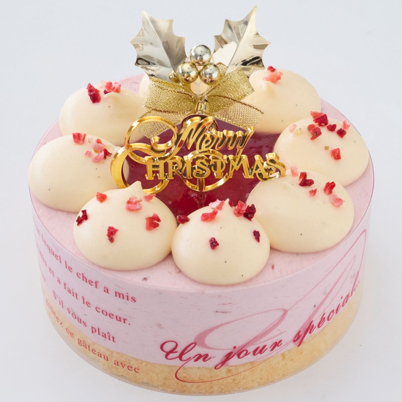 ［ガトー・ド・ボワイヤージュ］苺のムースケーキ4号【池袋店舗お渡し】