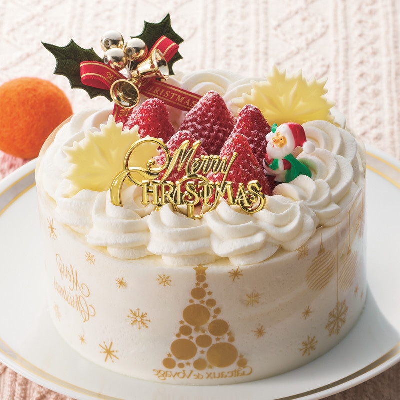 ［ガトー・ド・ボワイヤージュ］Xmas国産苺のショートケーキ4号【2026クリスマス】【池袋店舗お渡し】＜お渡し日時：12/24(木)・25（金） 正午～午後8時＞