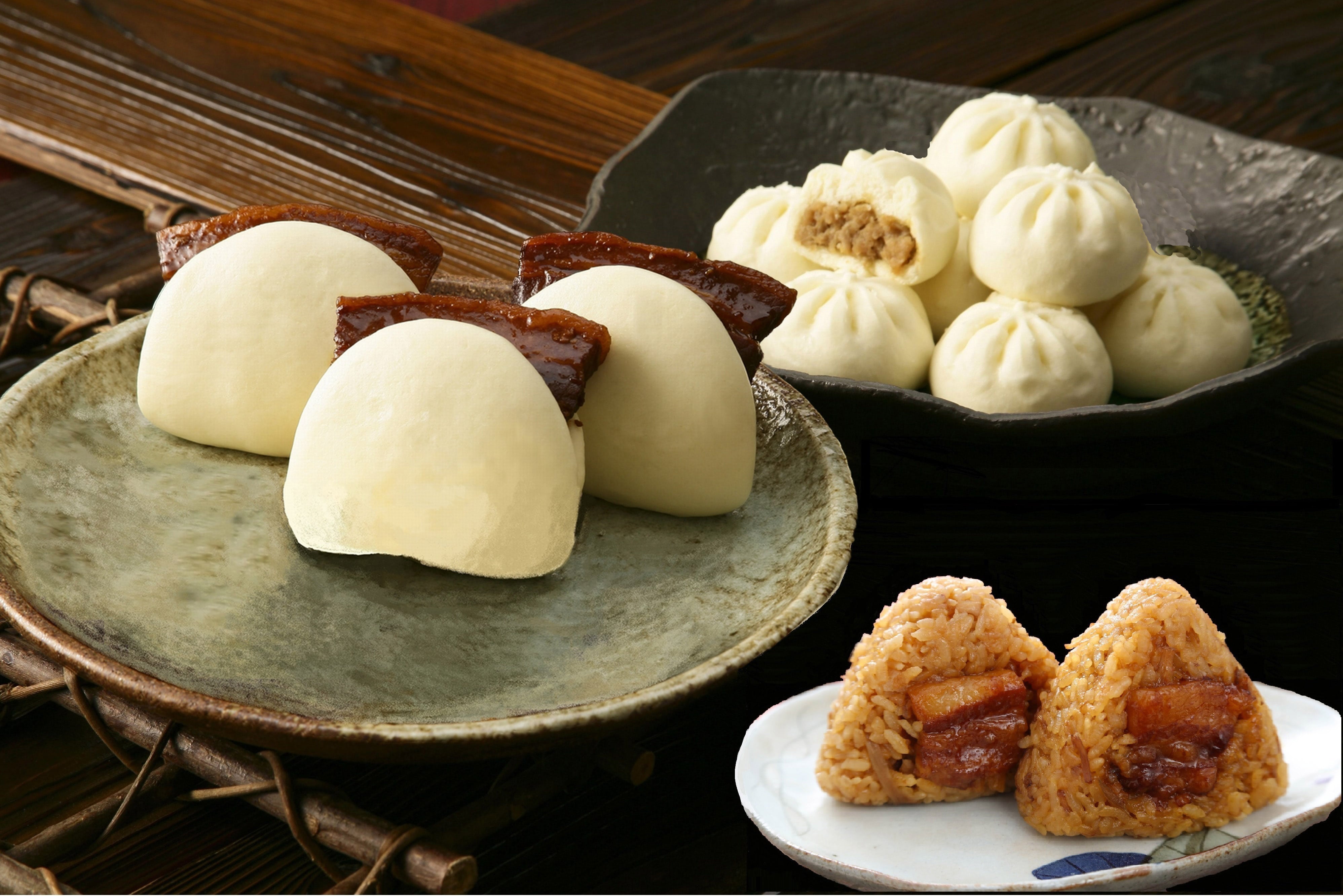 【お歳暮】角煮おにぎり・肉まん詰合せ （ふくみ屋） 冬の味コレ！