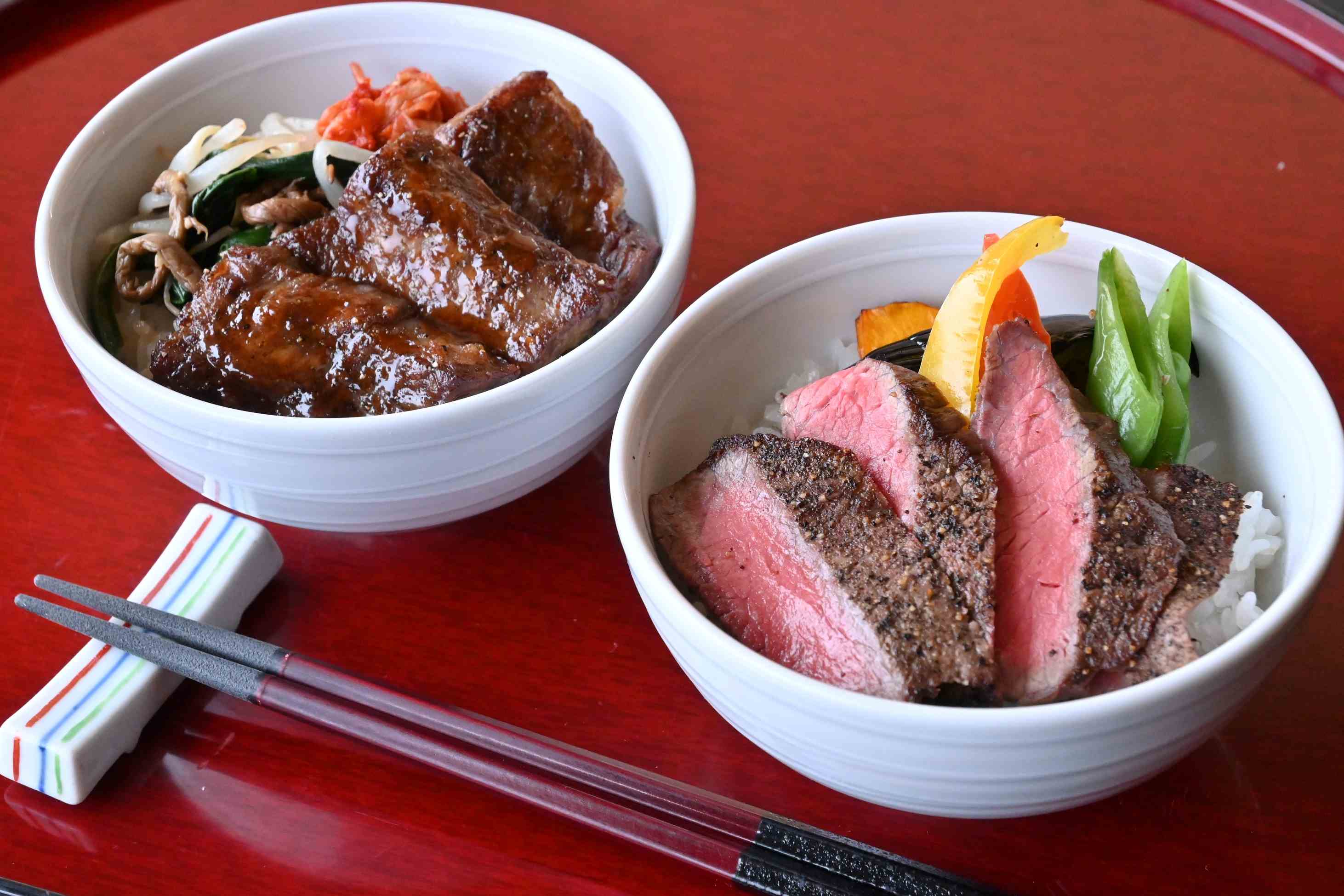 【お歳暮】米沢牛ステーキ・焼肉ご飯セット （米沢牛黄木） 冬の味コレ！