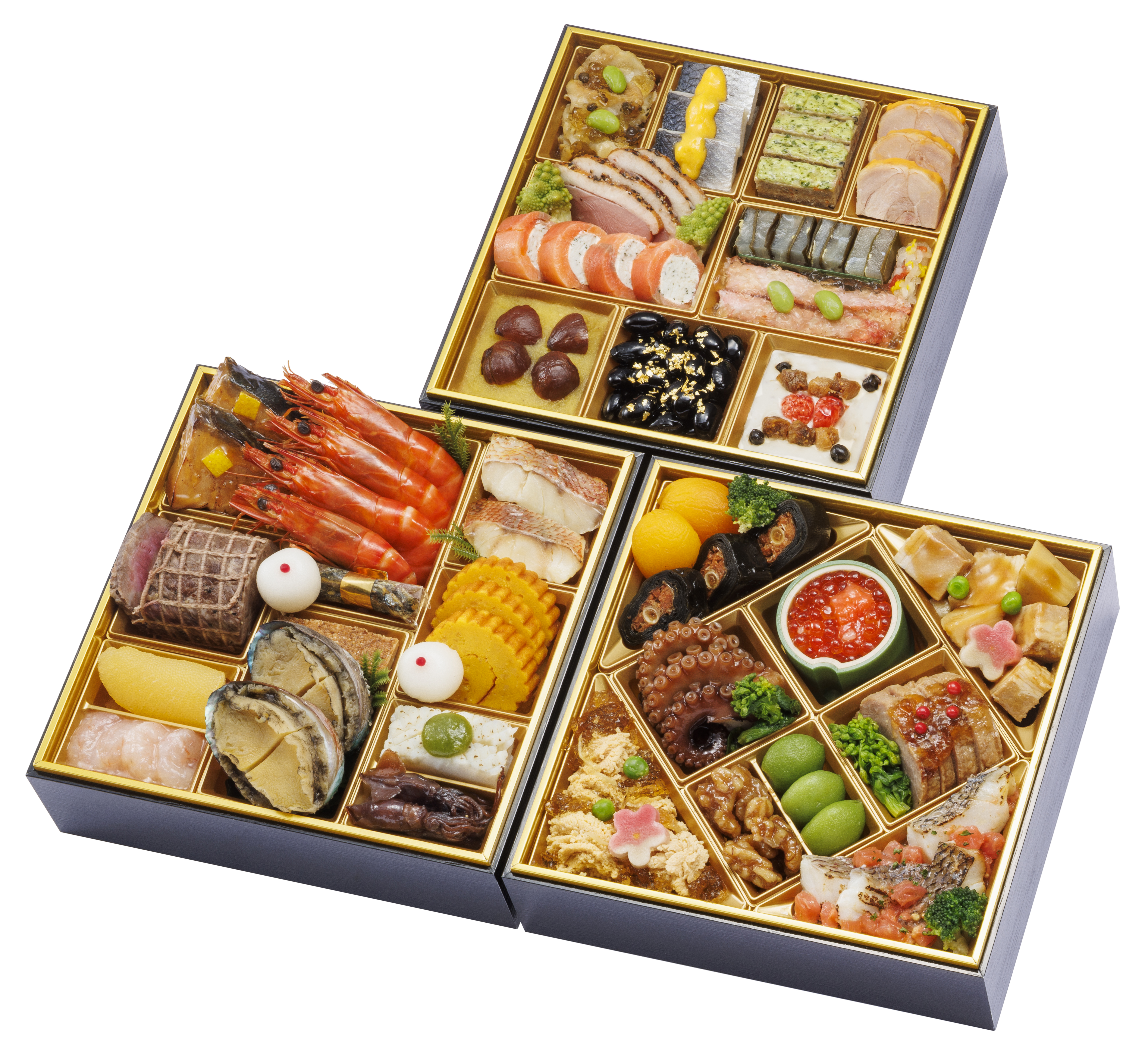 [おせち] おせち料理三段重 【千里山荘】