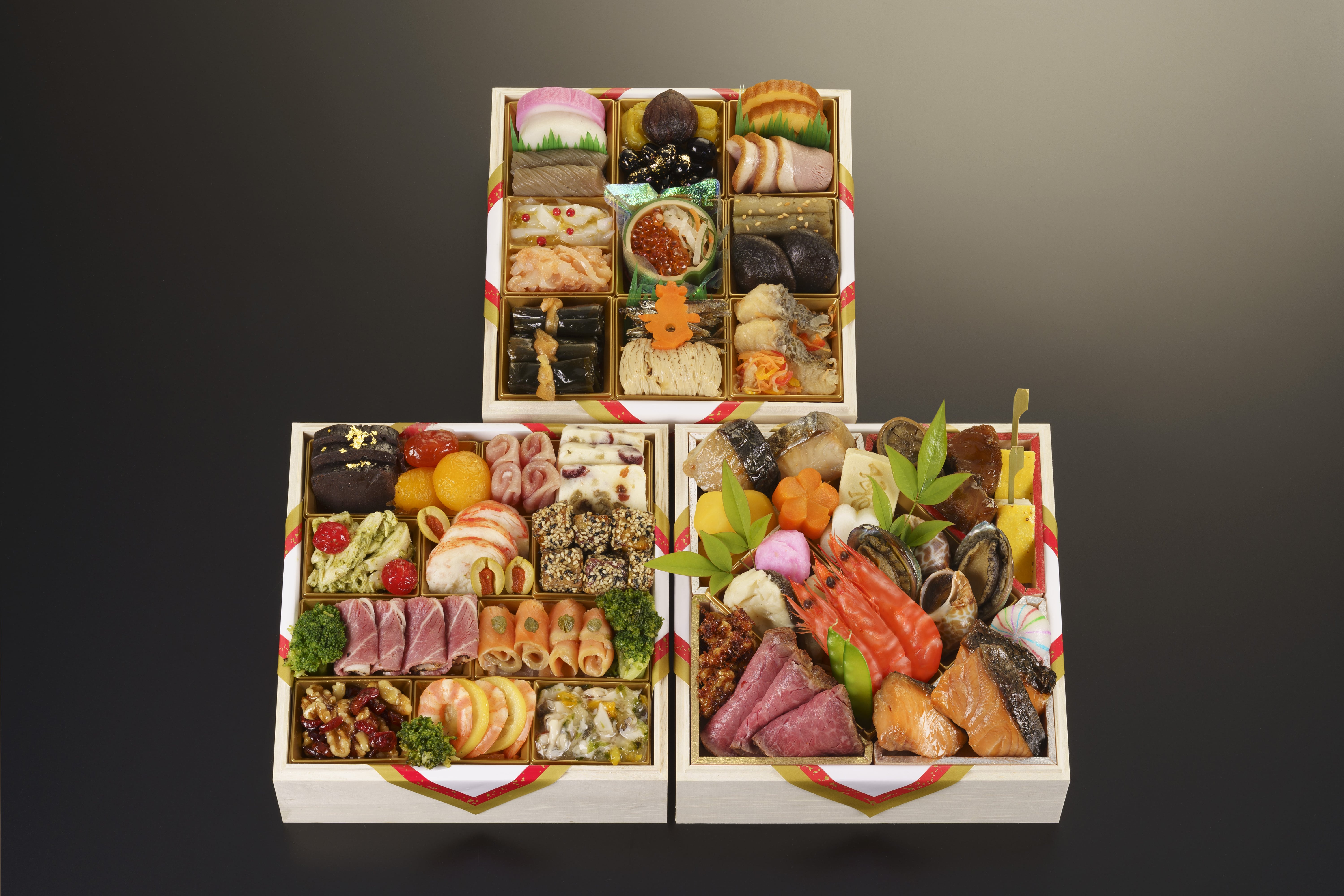 [おせち] 和洋三段重 【京料理濱登久】