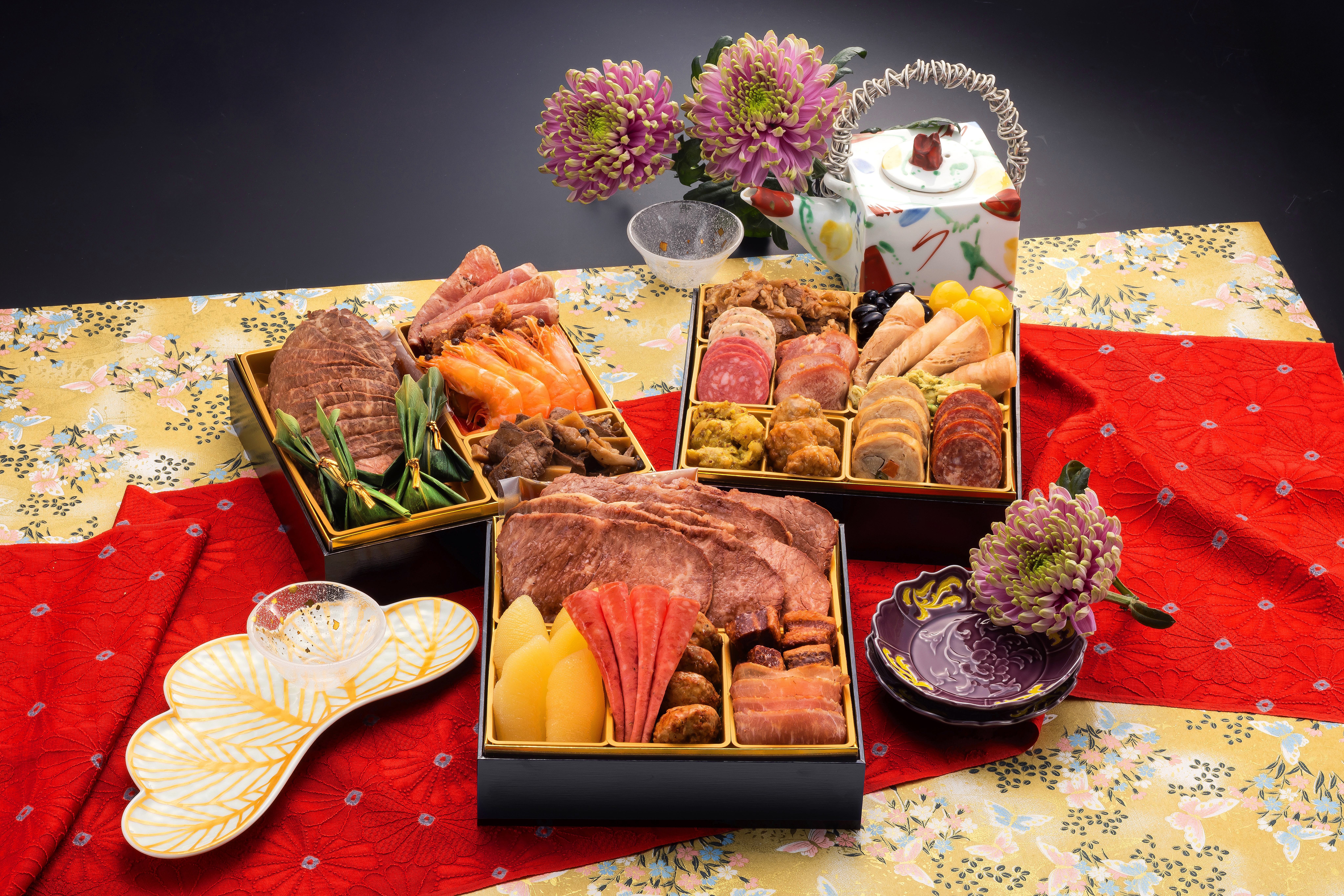 [おせち] 博多久松 厳選豪華オードブルおせち 「肉づくし重」 【博多久松】