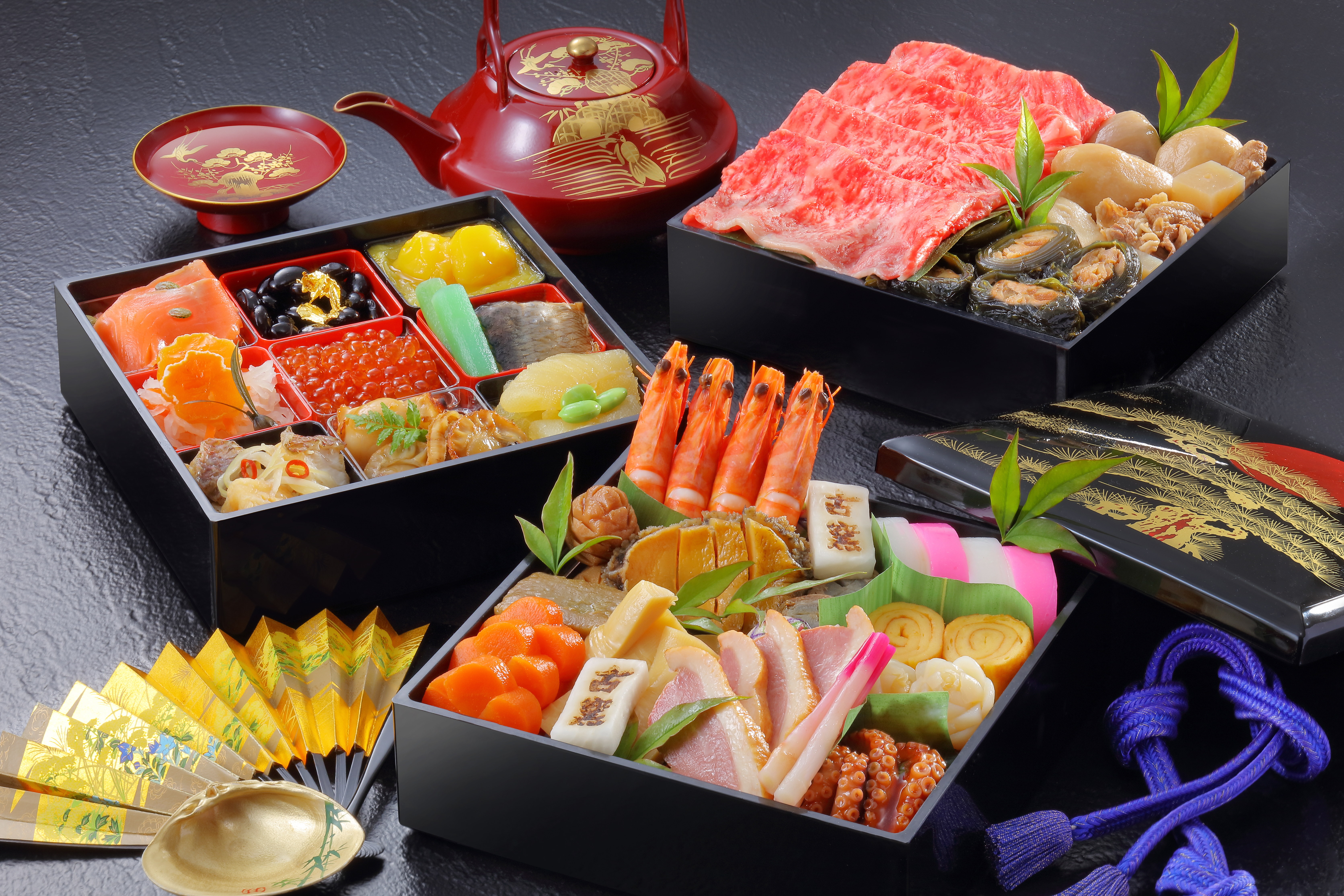 【おせち】日本の宿 古窯 古窯プレミアムおせち三段重（送料込）