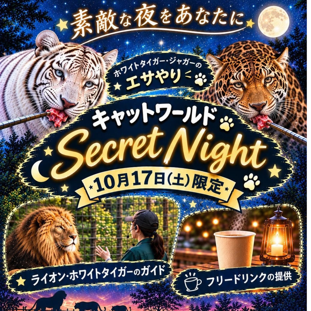★10月17日（土）開催★キャットワールド　Secret Night